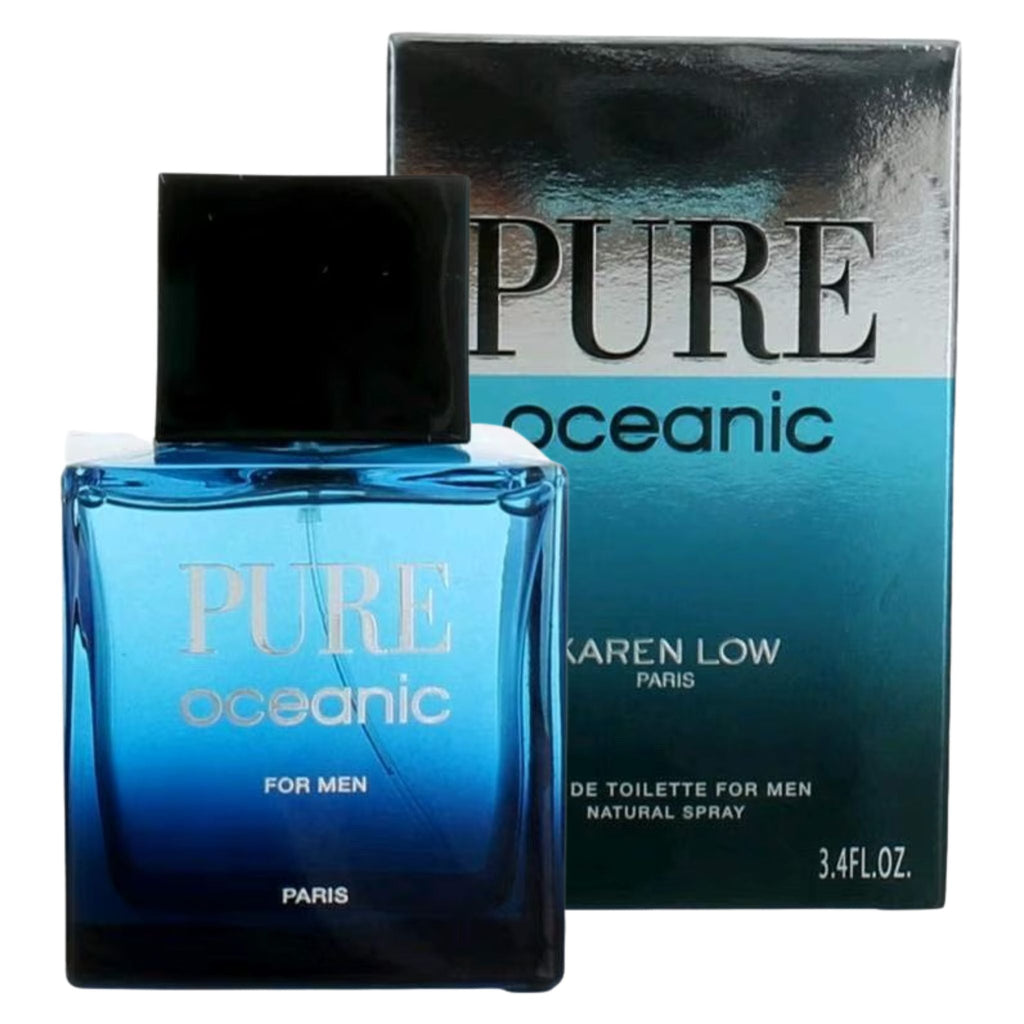 Karen Low Pure Oceanic 3.4oz Men EDT Spray — 1