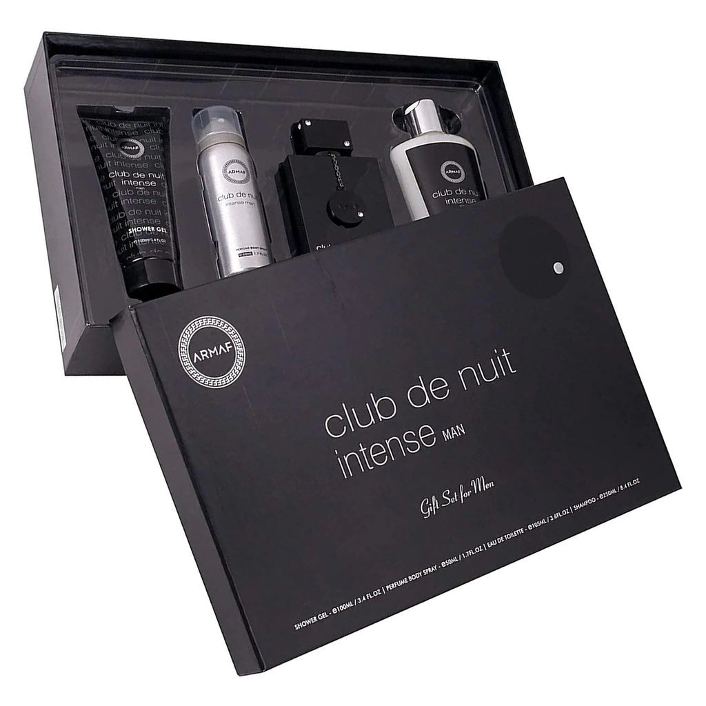Armaf Club De Nuit Intense 4-Piece Set 3.6oz Men EDT Spray — 1