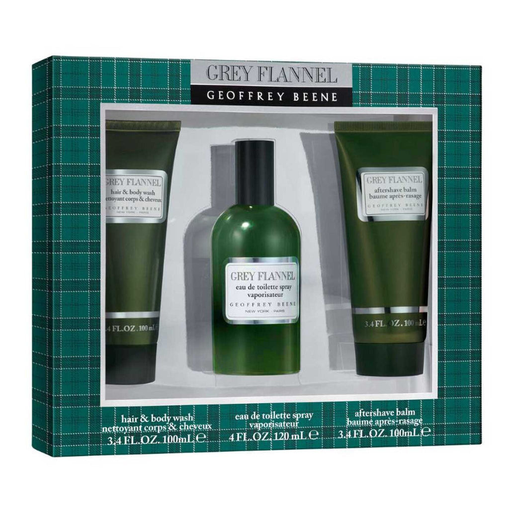 Grey Flannel 3-Piece Set 4.0oz Men EDT Spray — 1
