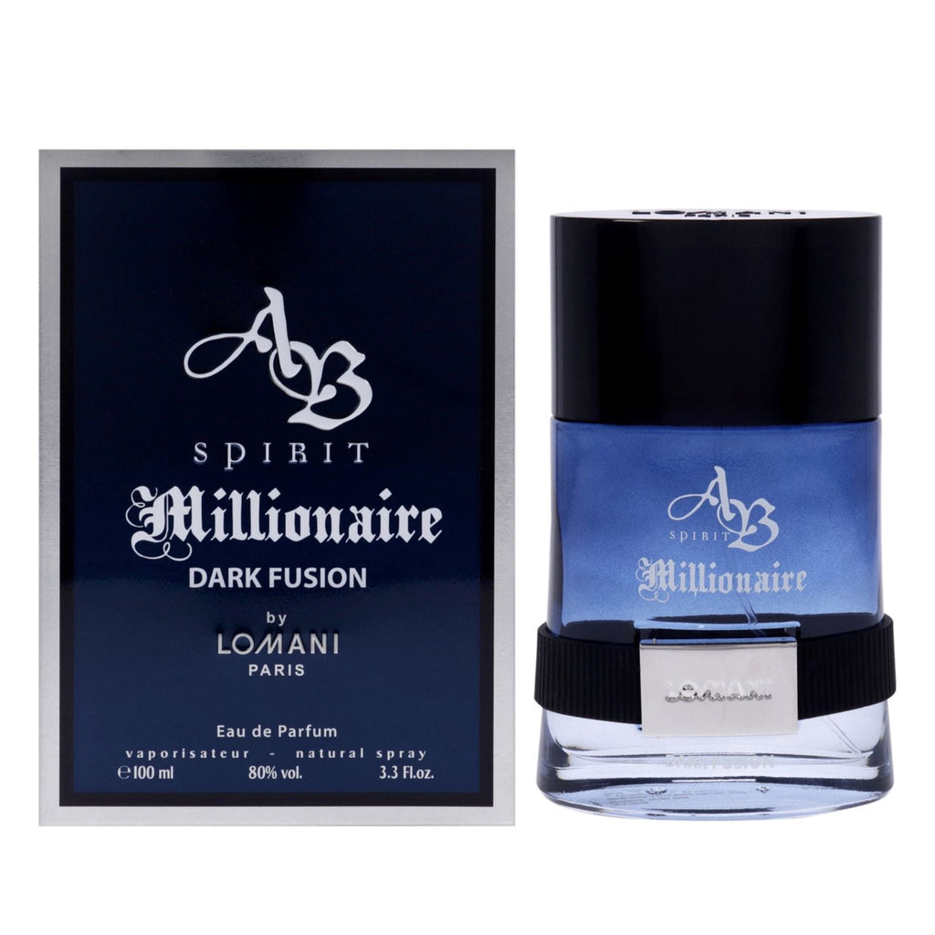 Lomani AB Spirit Millionaire Dark Fusion 3.3oz Men EDP Spray — 1