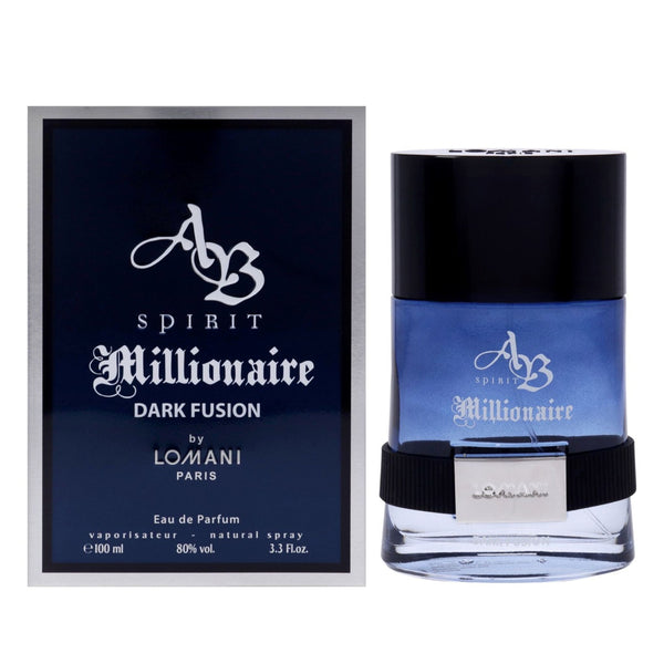 Lomani AB Spirit Millionaire Dark Fusion 3.3oz Men EDP Spray — 1
