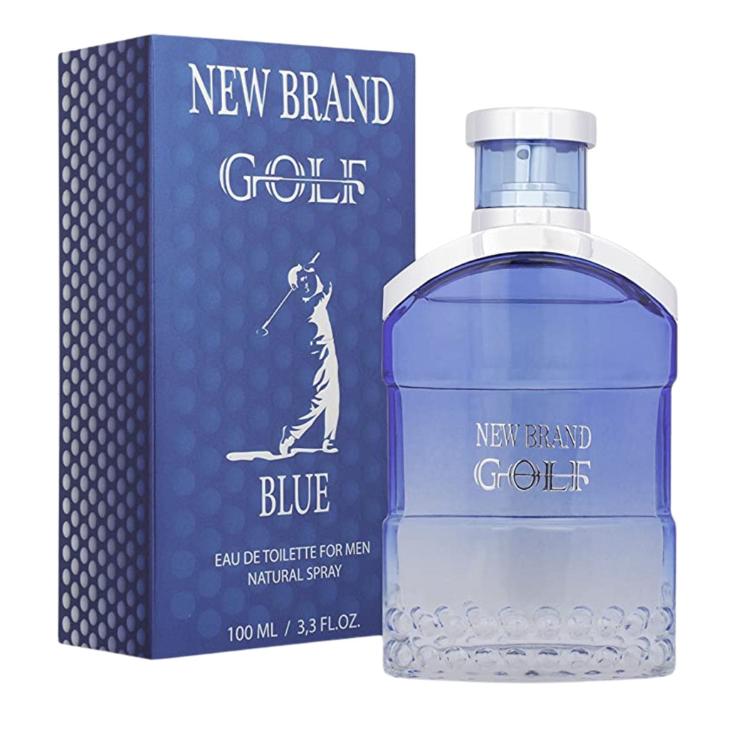 New Brand Golf Blue 3.3oz Men EDT Spray — 1