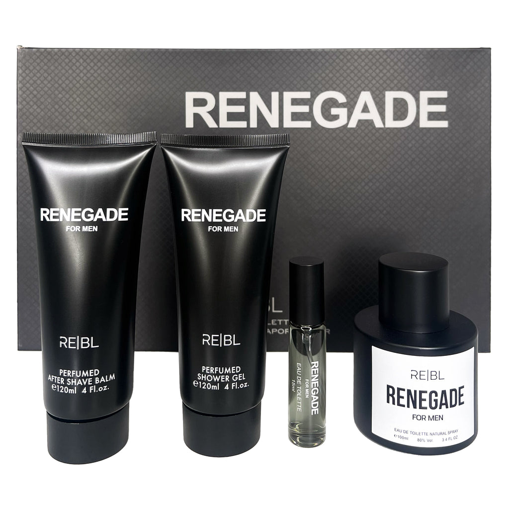 Renegade 4-Piece Set 3.4oz Men EDT Spray — 1