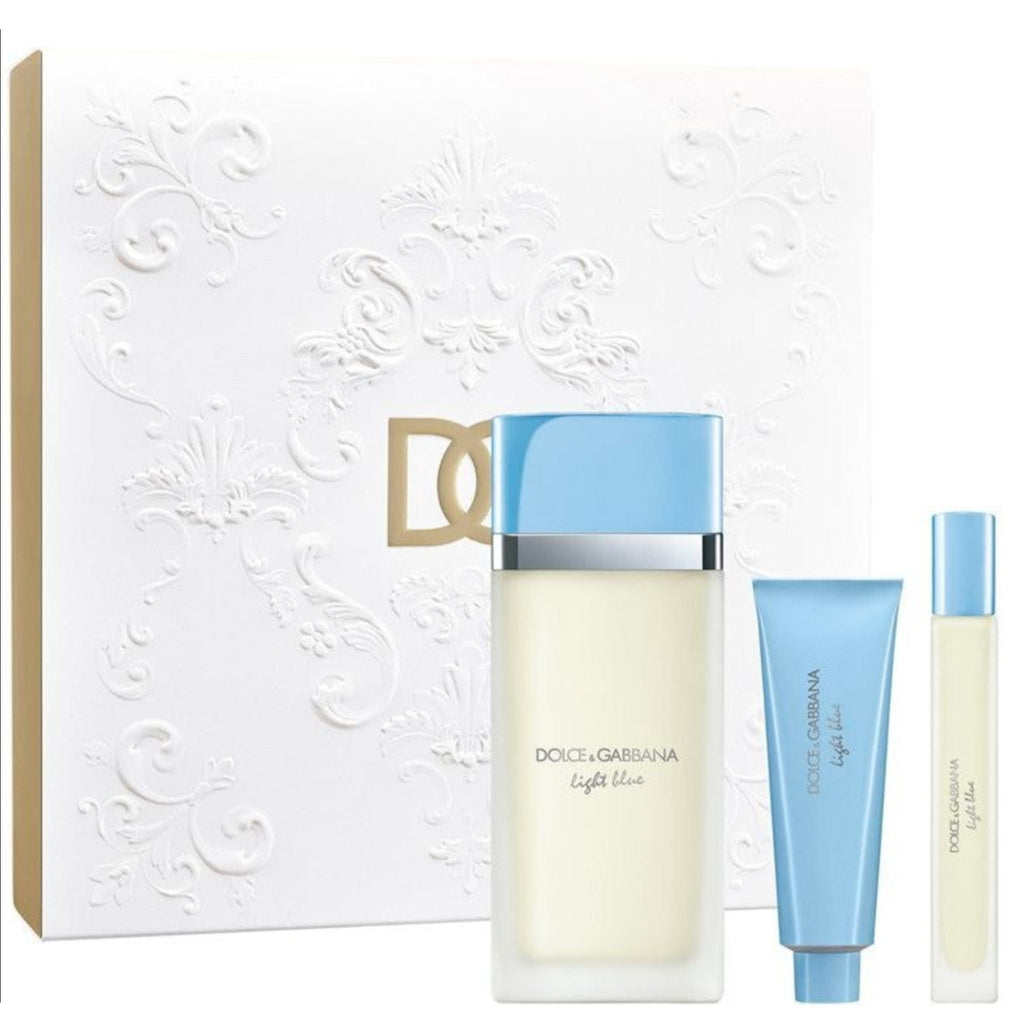 Dolce & Gabbana Light Blue 3-Piece Set 3.3oz Women EDT Spray — 1