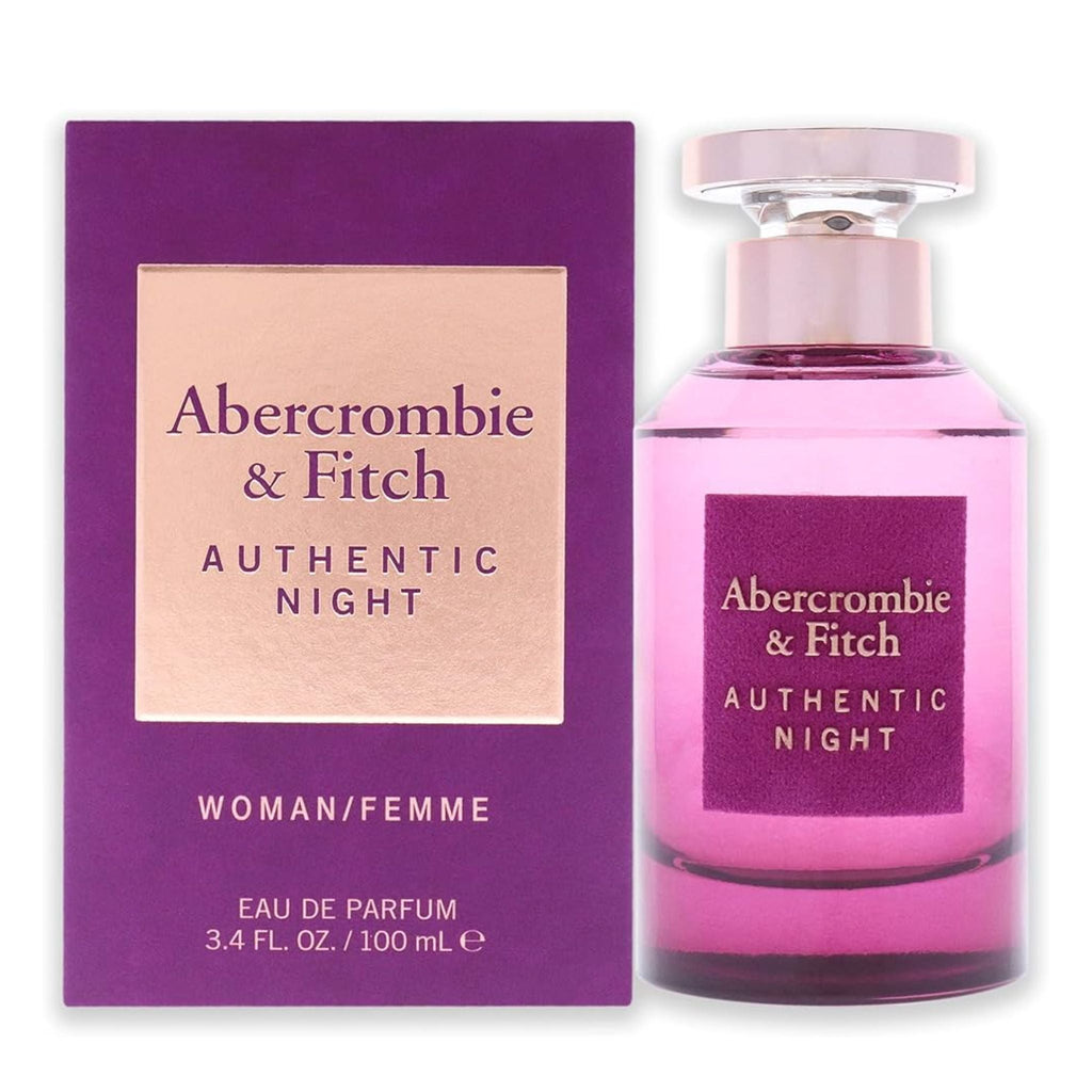 Abercrombie & Fitch Authentic Night 3.4oz Women EDP Spray — 1