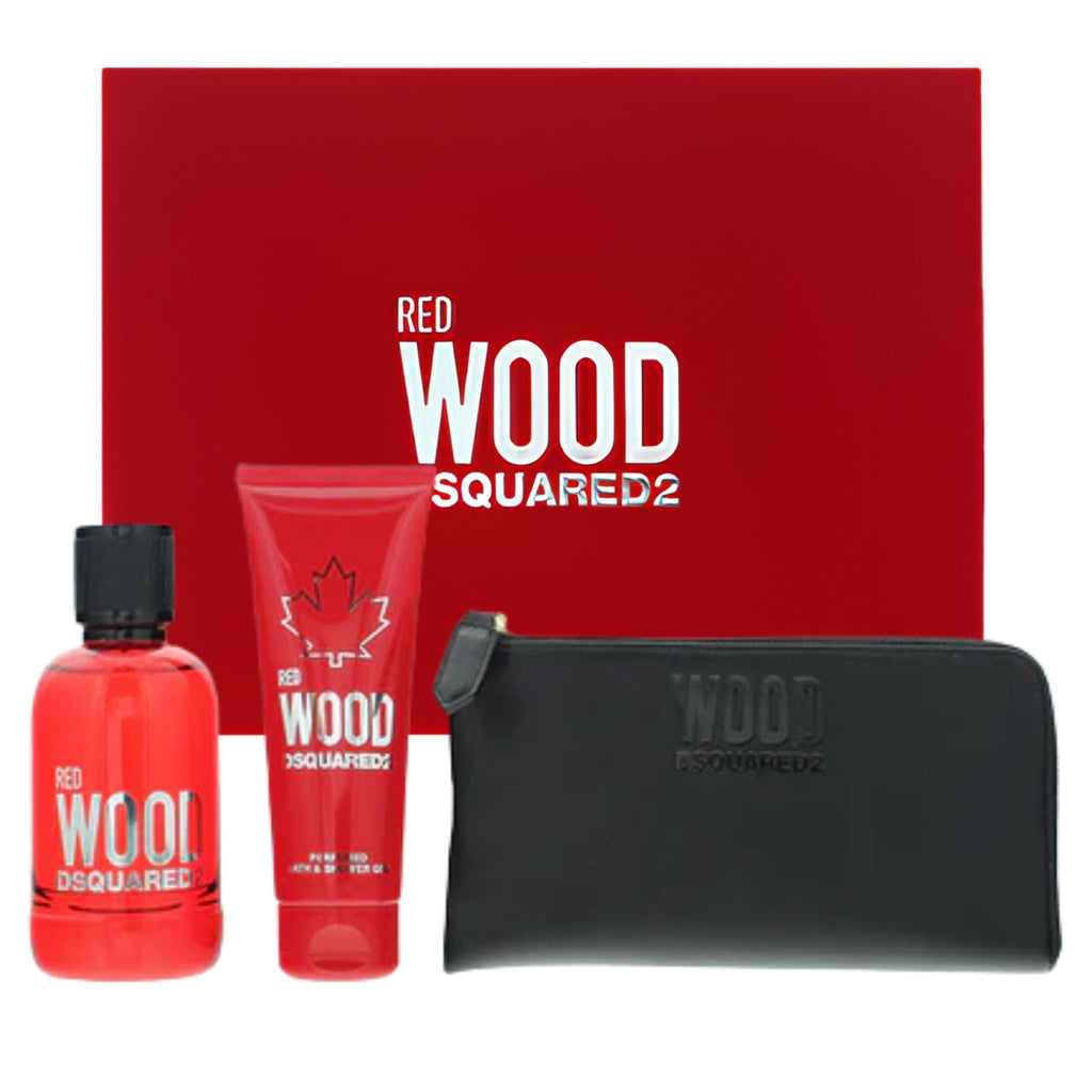 Dsquared2 Red 3-Piece Set 3.4oz Women EDT Spray — 1