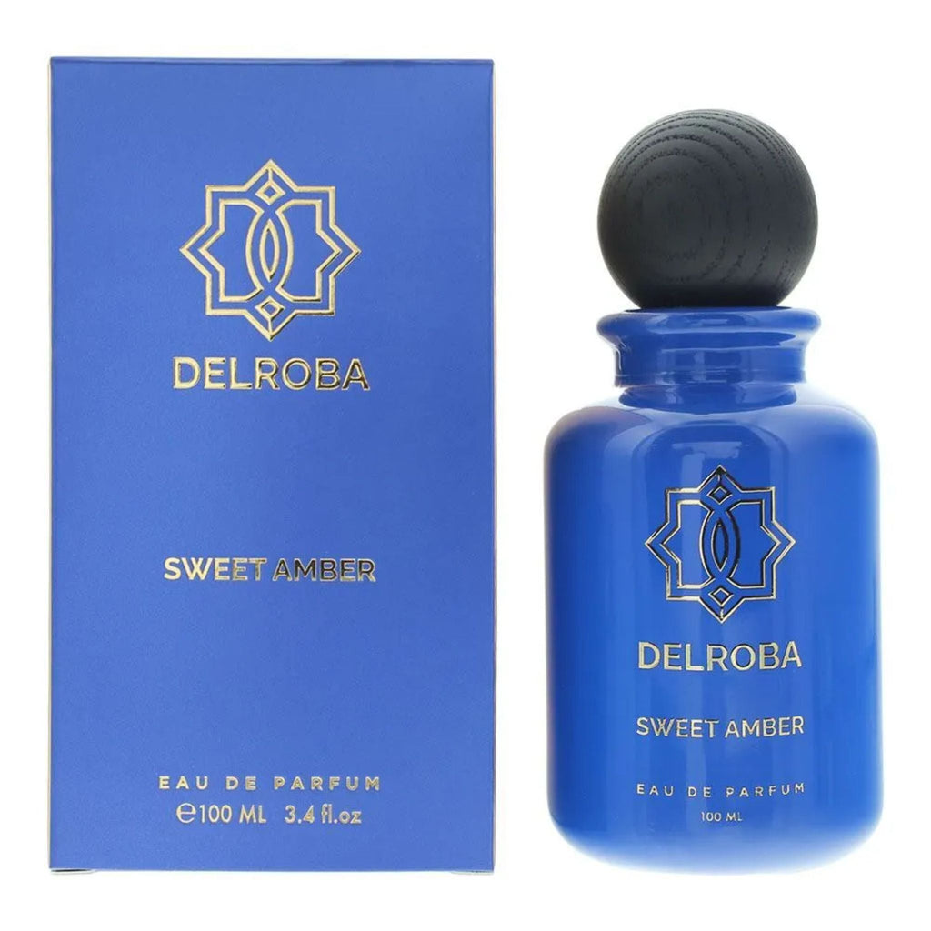 Delroba Sweet Amber 3.4oz Men EDP Spray — 1