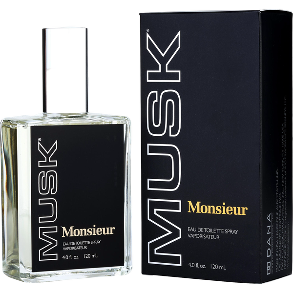 MUSK Monsieur 4.0oz Men EDT SPRAY — 2