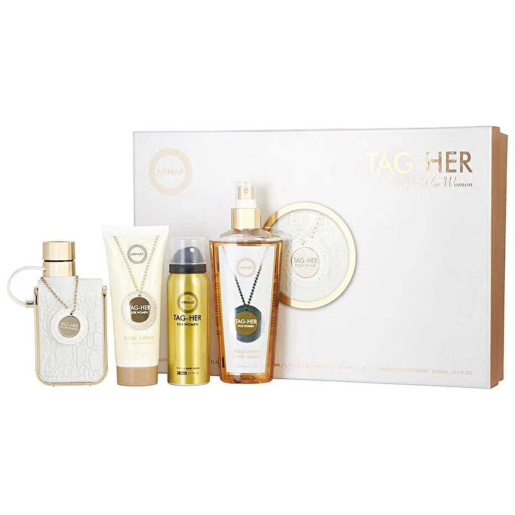 Armaf Tag Her 4-Piece Set 3.4oz Women EDP Spray — 1