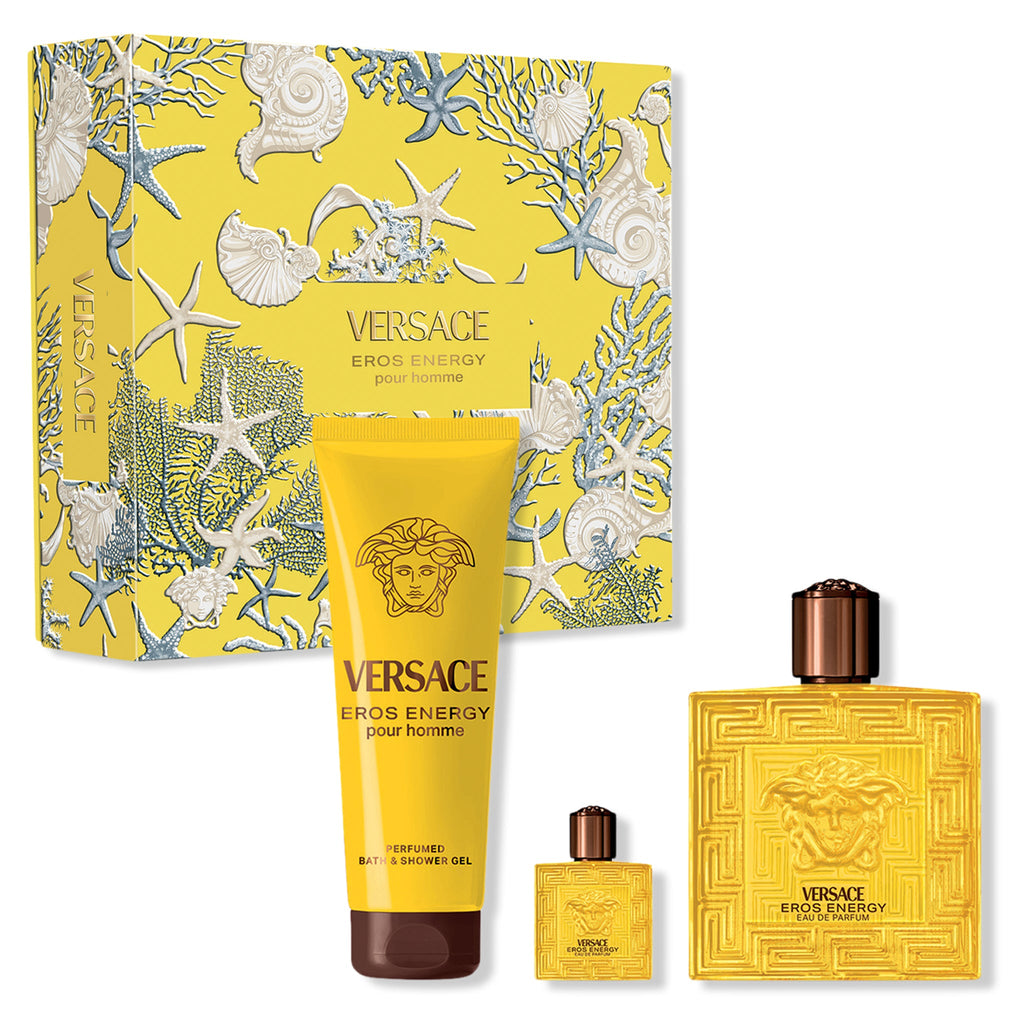 Versace Eros Energy 3-Piece Set 3.4oz EDP Spray — 1