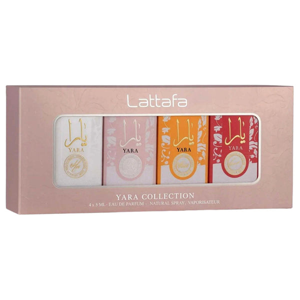 Lattafa Yara Mini Collection 4x 0.16oz Women EDP Splash — 1