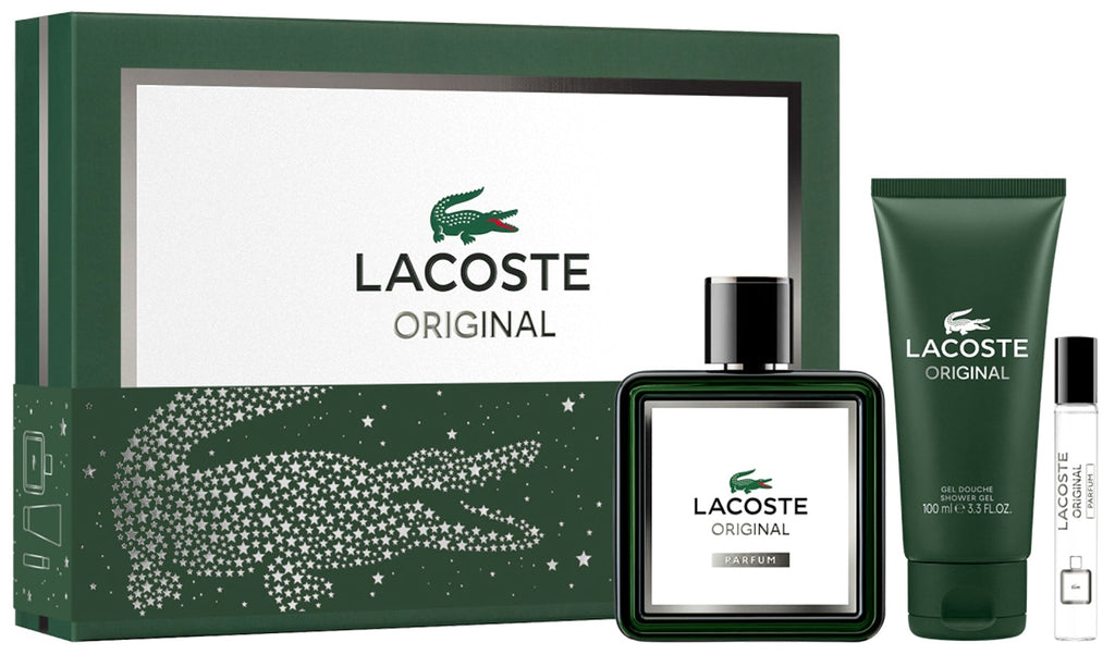 Lacoste Parfum 3-Piece Set 3.3oz Men Spray — 1