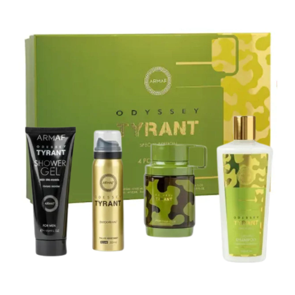 Armaf Odyssey Tyrant Special Edition by Armaf 4-Piece 3.4oz Men EDP Spray — 1