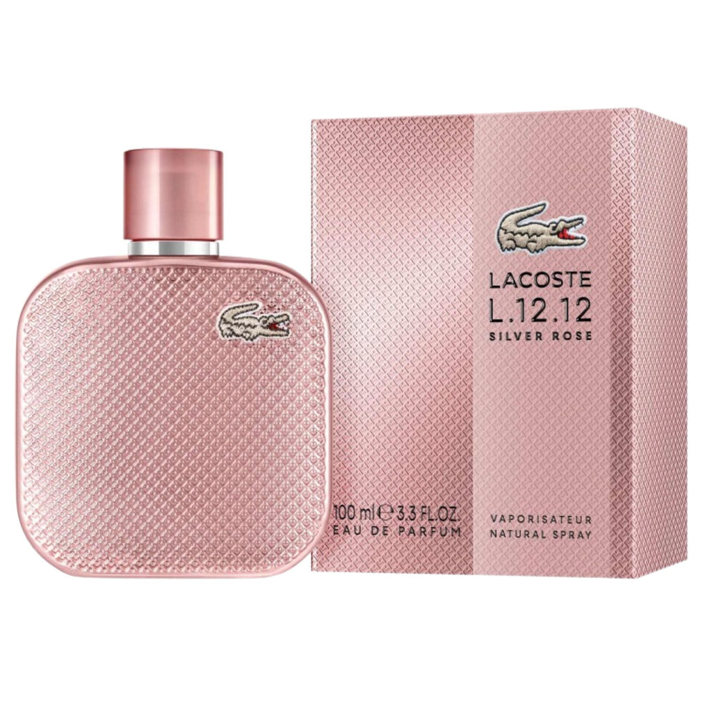 Lacoste L.12.12 Silver Rose 3.3oz Women EDP Spray — 1