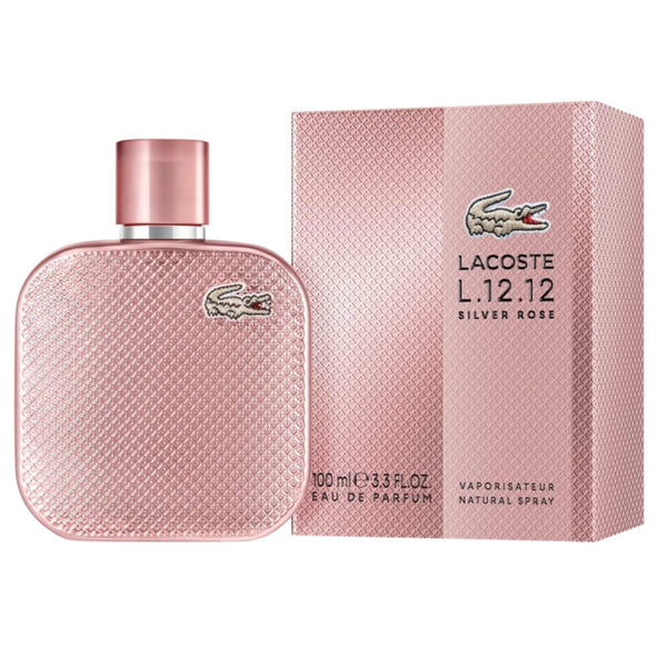 Lacoste L.12.12 Silver Rose 3.3oz Women EDP Spray — 1