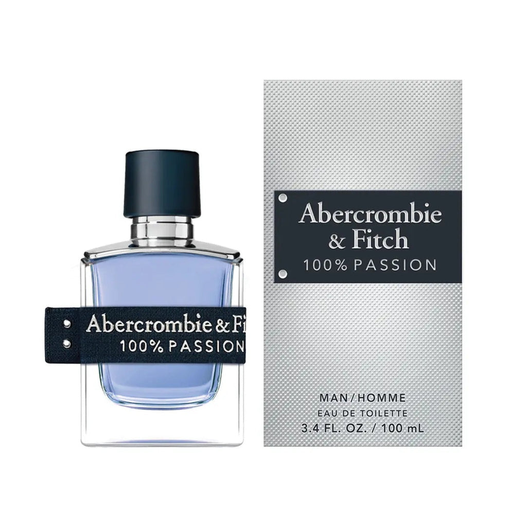 Abercrombie & Fitch 100% Passion 3.4oz Men EDT Spray — 1