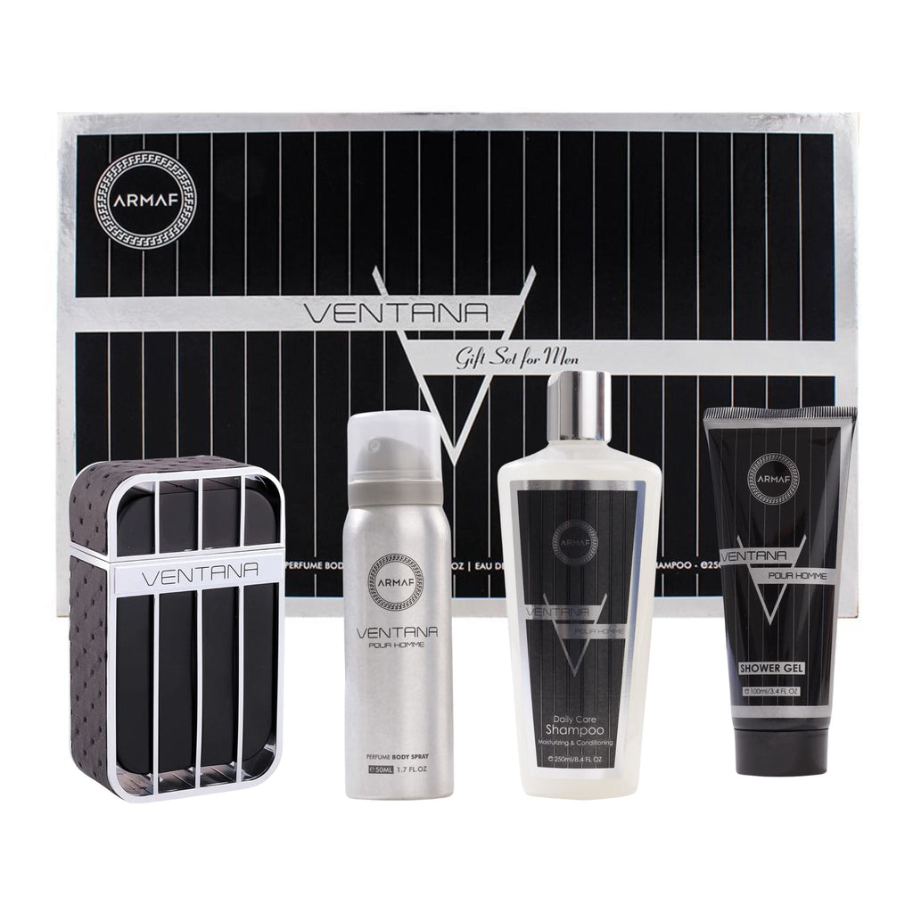 Armaf Ventana 4-Piece Set 3.4oz Men EDP Spray — 1