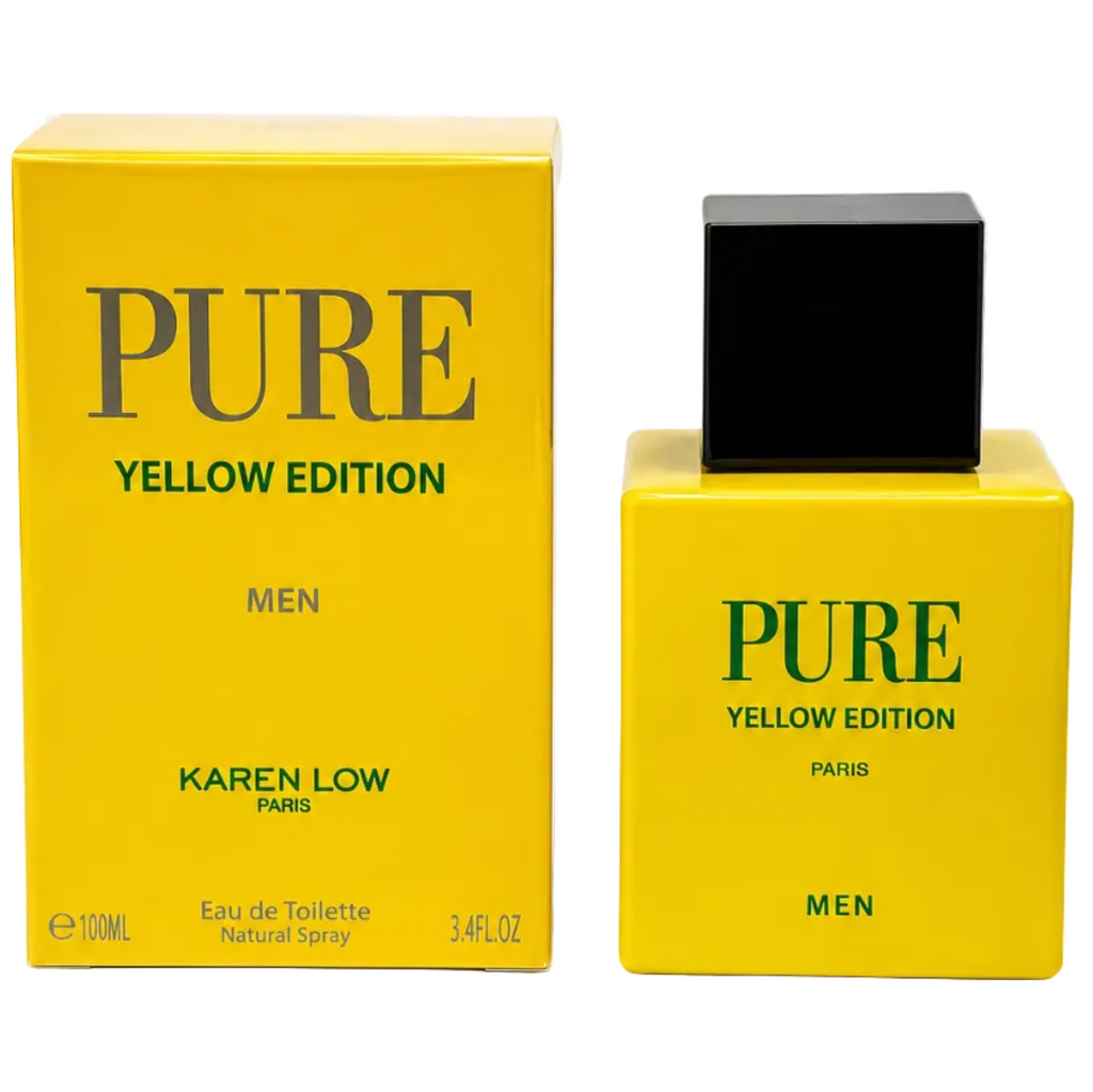 Karen Low Pure Yellow Edition 3.4oz Men EDT Spray — 1