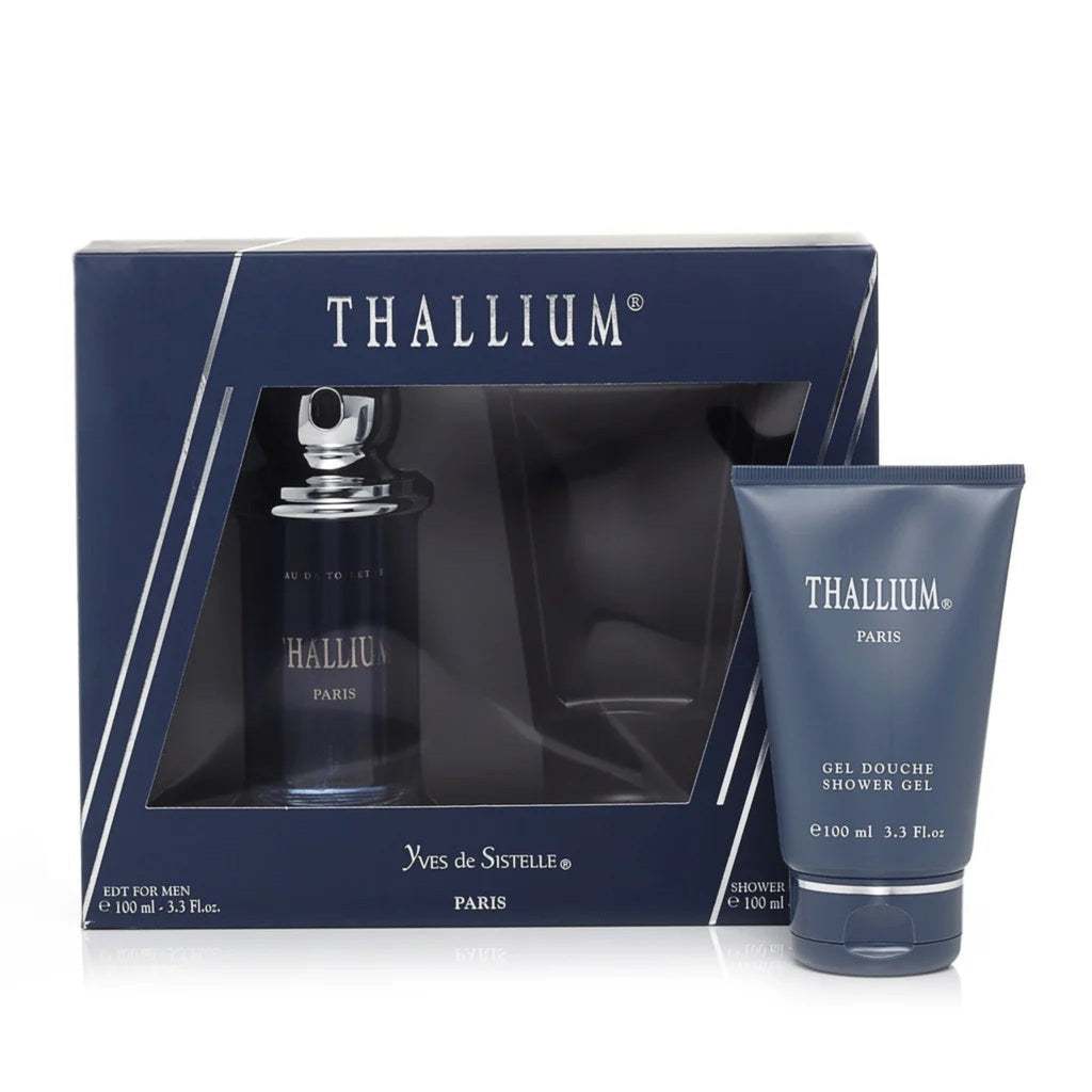 Yves de Sistelle Thallium 2-Piece Set 3.4oz Men EDT Spray — 1