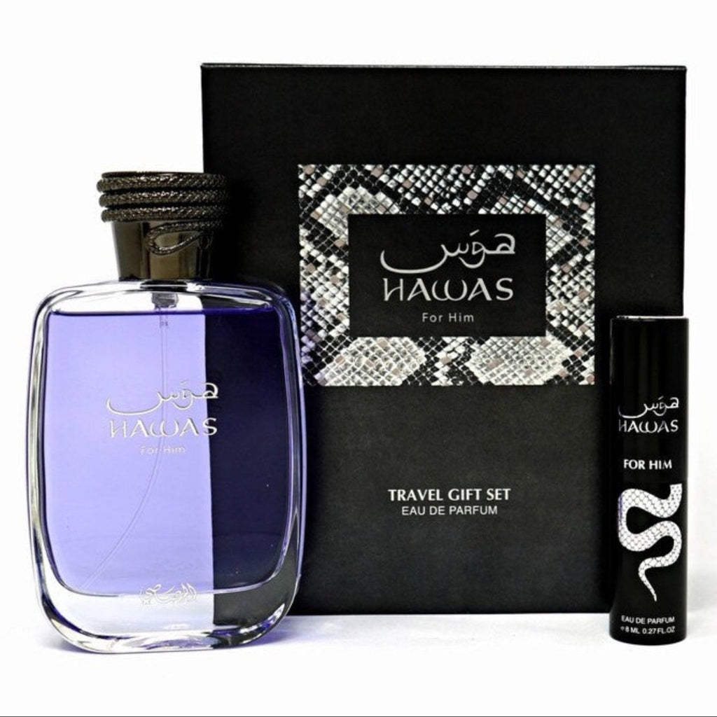 Rasasi Hawas 2-Piece Set 3.38oz Men EDP Spray — 1