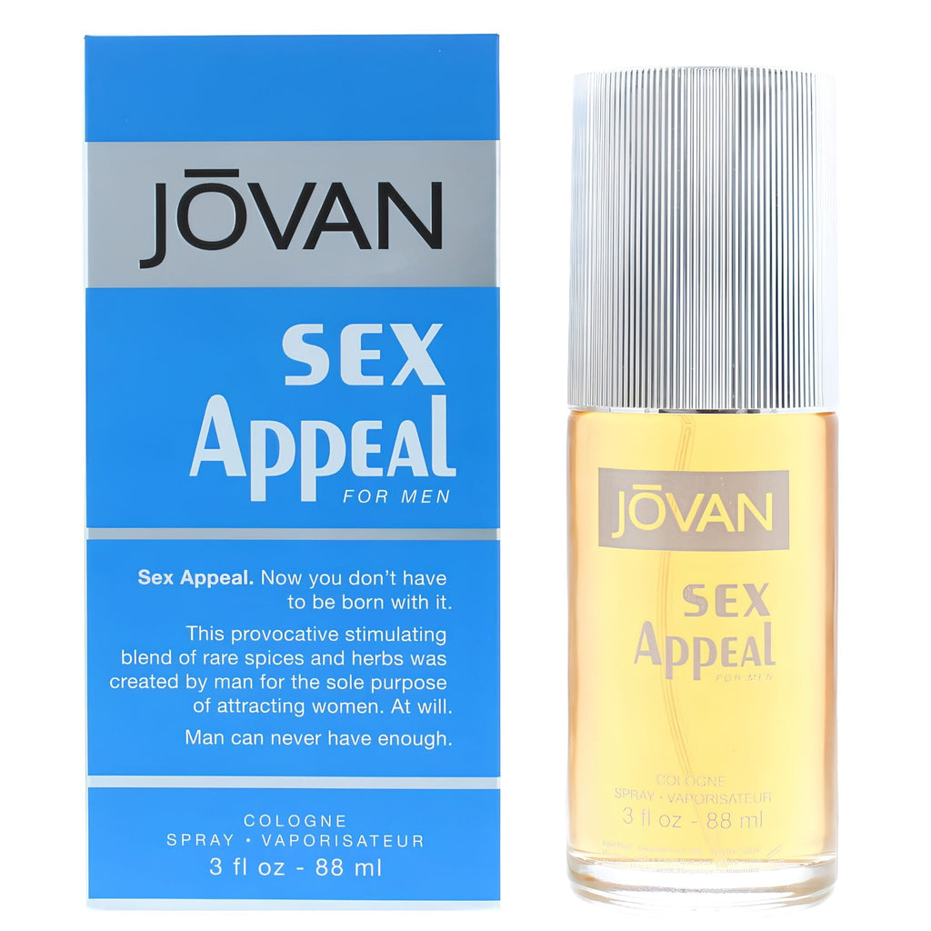 Jovan SEX Appeal 3.0oz Men EDC SPY — 1