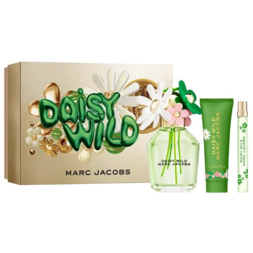 Marc Jacobs Daisy Wild 3-Piece Set 3.3oz Women EDP Spray — 1