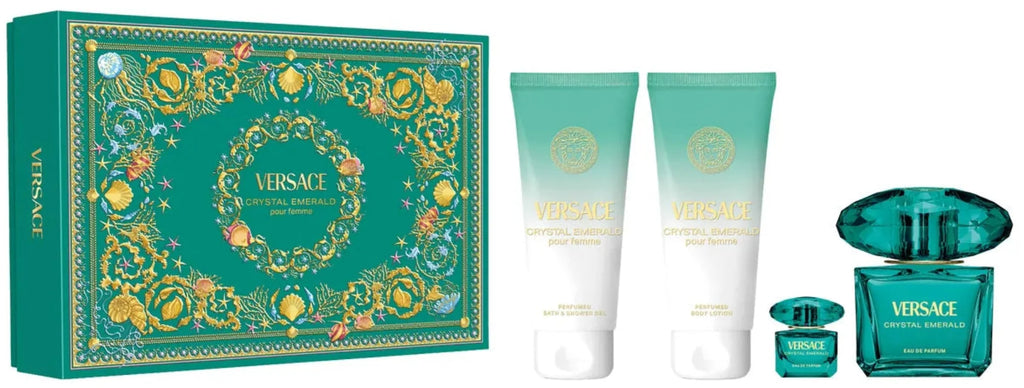 Versace Crystal Emerald 4-Piece Set 3.0oz Women EDT Spray — 1