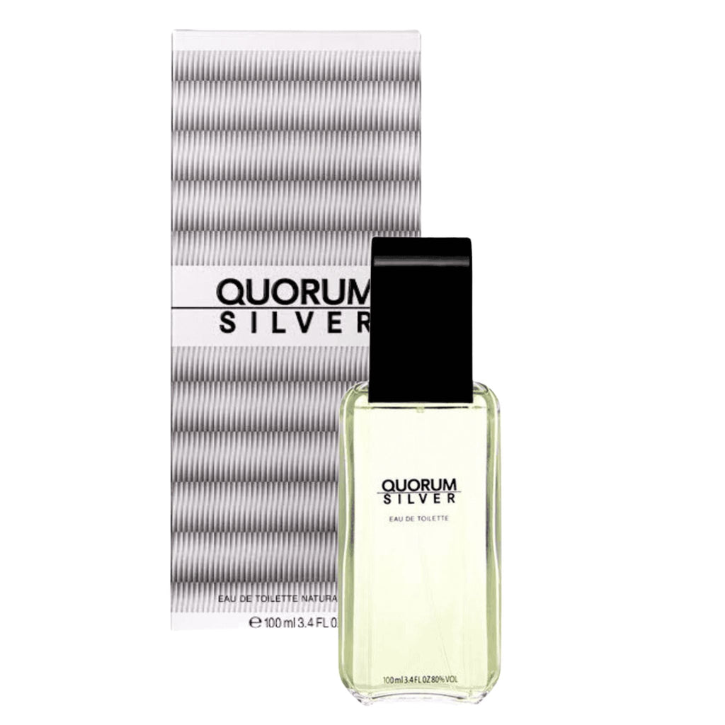 Quorum Silver 3.4oz Men EDT Spray — 1