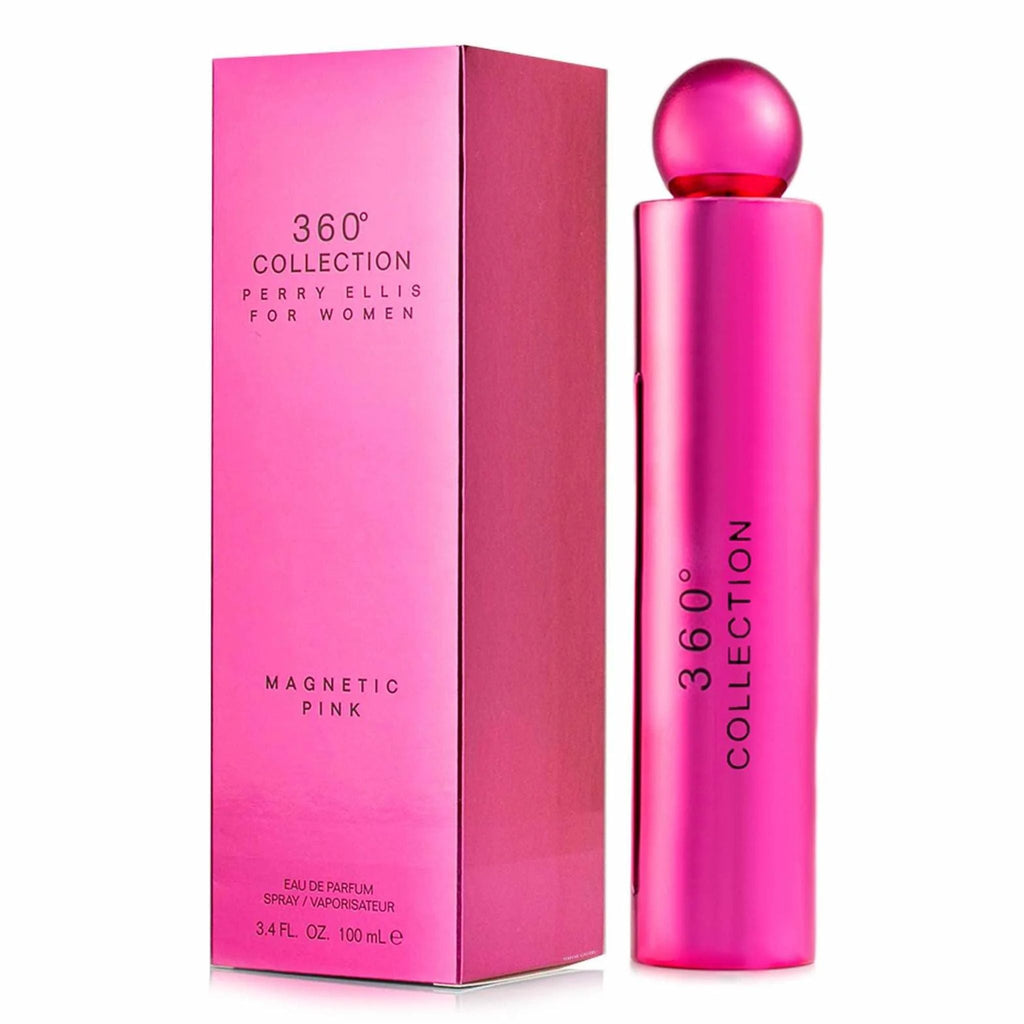 Perry Ellis 360 Collection Magnetic Pink 3.4oz Women EDP Spray — 1