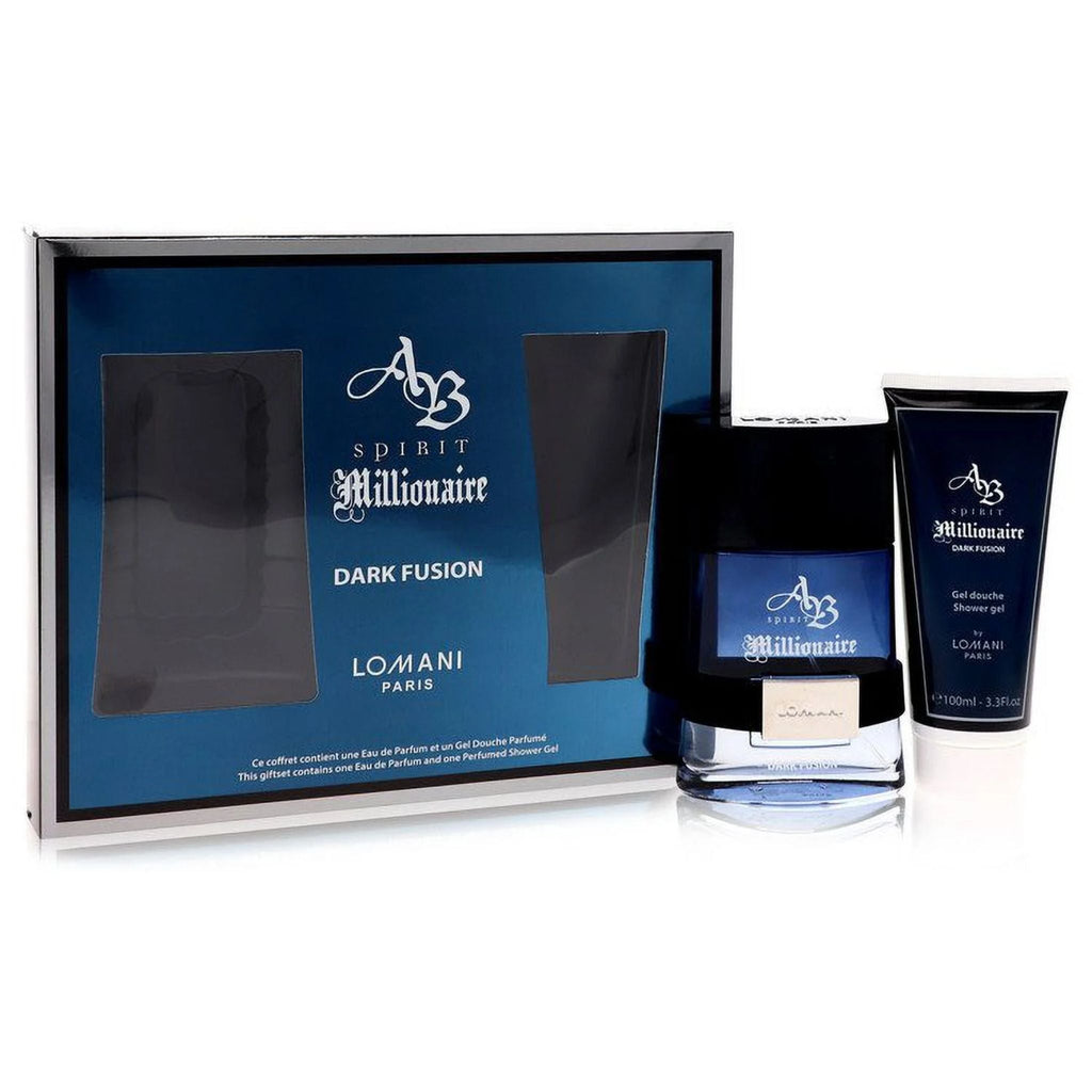 Lomani AB Spirit Millionaire D.Fusion 2-Piece Set 3.3oz Men EDP Spray — 1