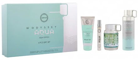 Armaf Odyssey Aqua 4-Piece Set 3.4oz Men EDP — 1
