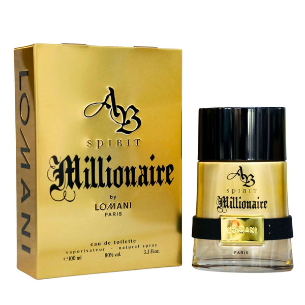 Lomani AB Spirit Millionaire 3.3oz Men EDT Spray — 1
