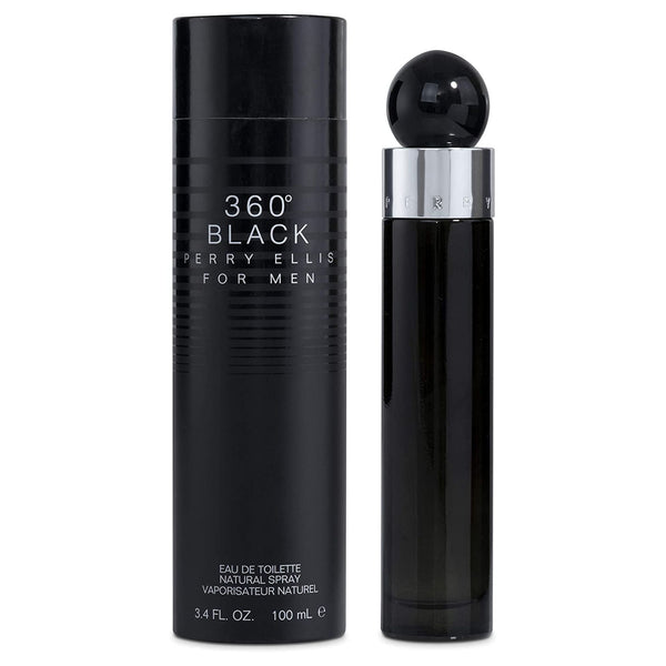 Perry Ellis 360 Black 3.4oz Men EDT Spray — 1