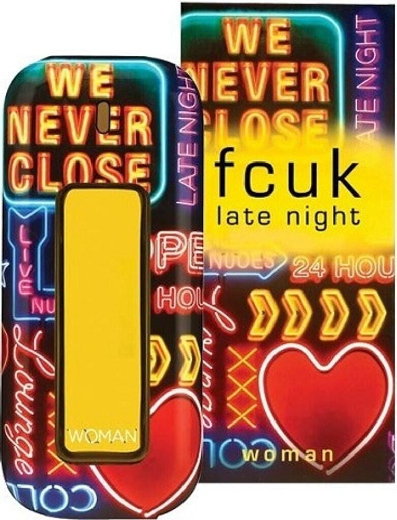 Fcuk Late Night 3.4oz Women EDT Spray — 1