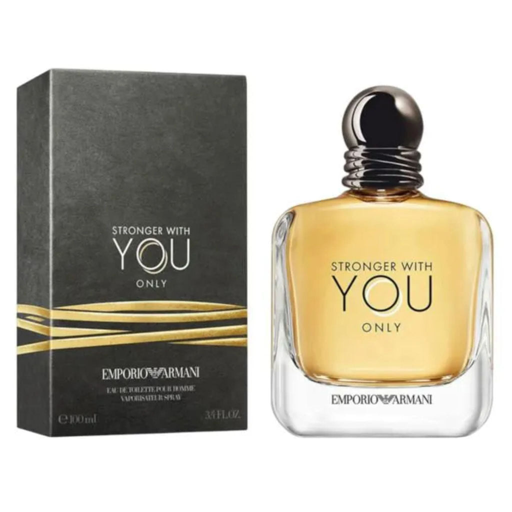 Giorgio Armani Stronger With Only 3.4oz Men EDT Spray — 1