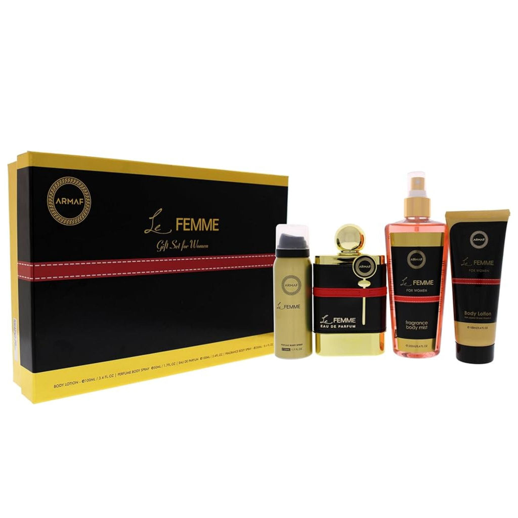 Armaf Le Femme 4-Piece Set 3.4oz Women EDP Spray — 1