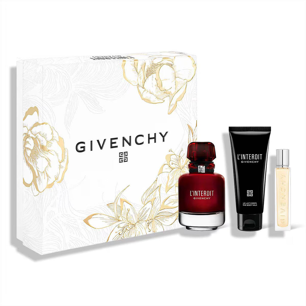 Givenchy L'Interdit Rouge 3-Piece Set 2.7oz Women EDP Spray — 1