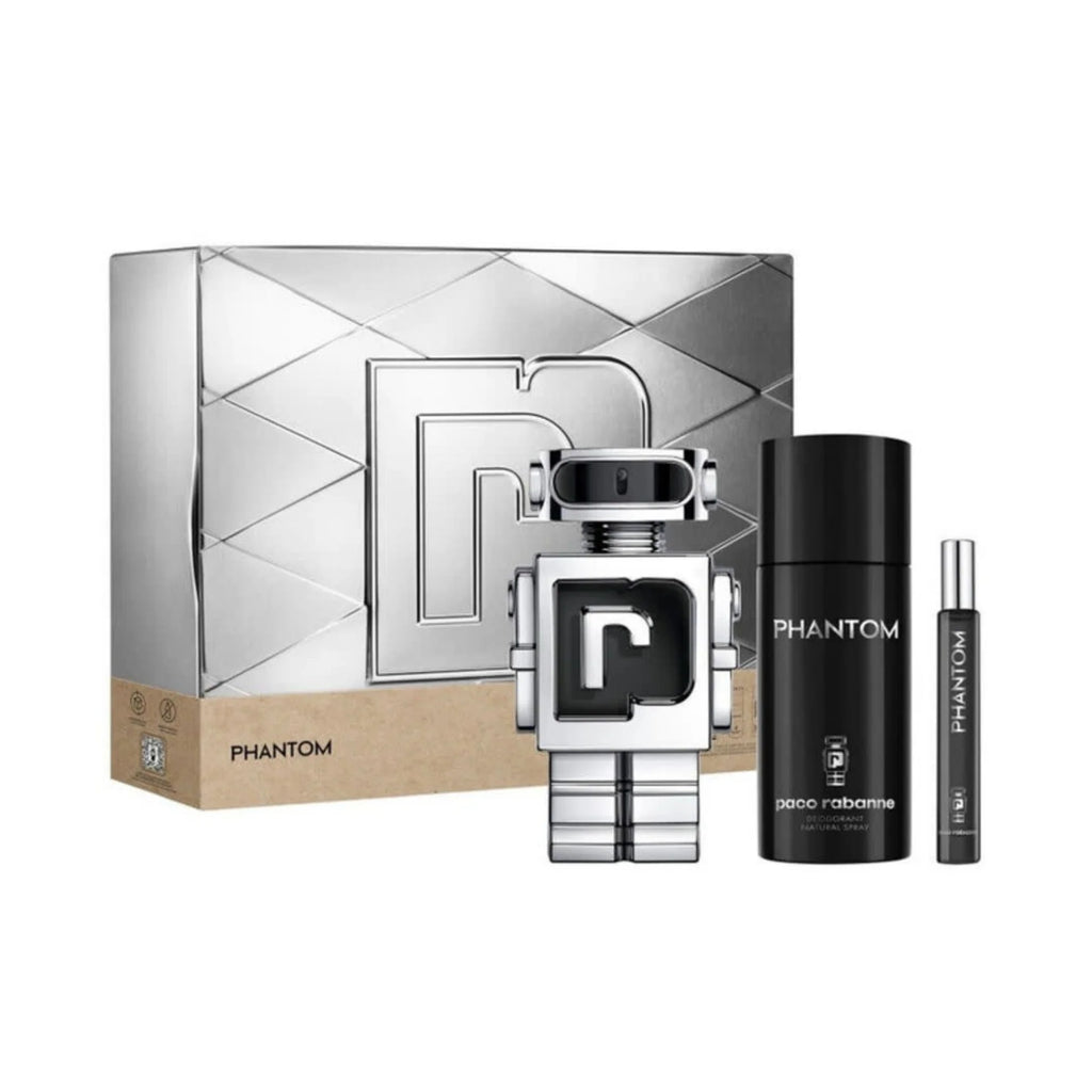 Phantom SET 3p 3.4oz Men EDT SPRAY — 1
