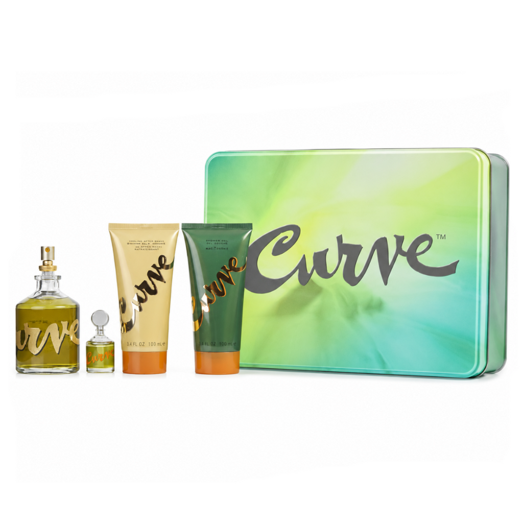 Liz Claiborne Curve 4-Piece Set 4.2oz Men EDC Spray — 1