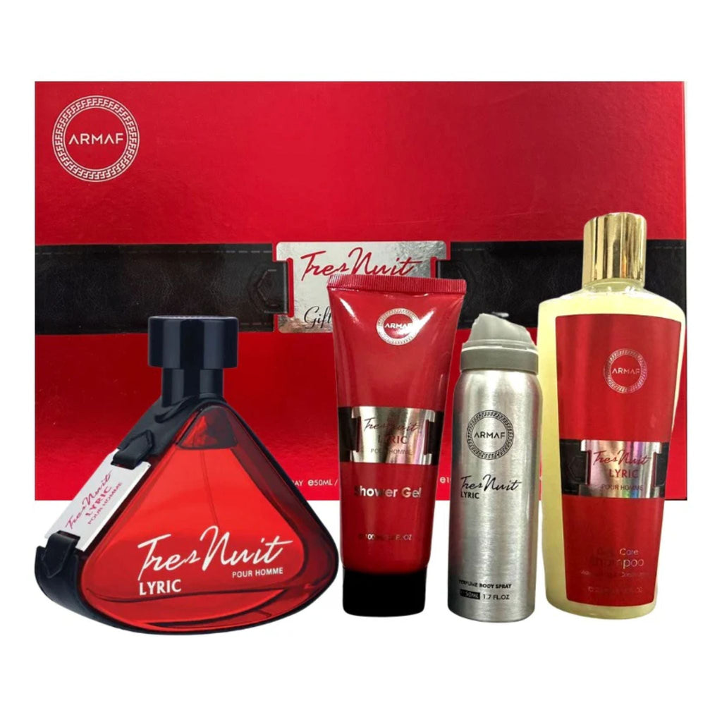 Armaf Tres Nuit Lyric 4-Piece Set 3.4oz Men — 1