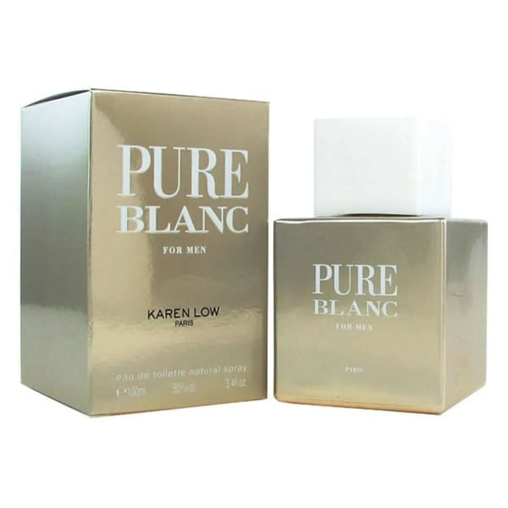 Karen Low Pure Blanc 3.4oz Men EDT Spray — 1