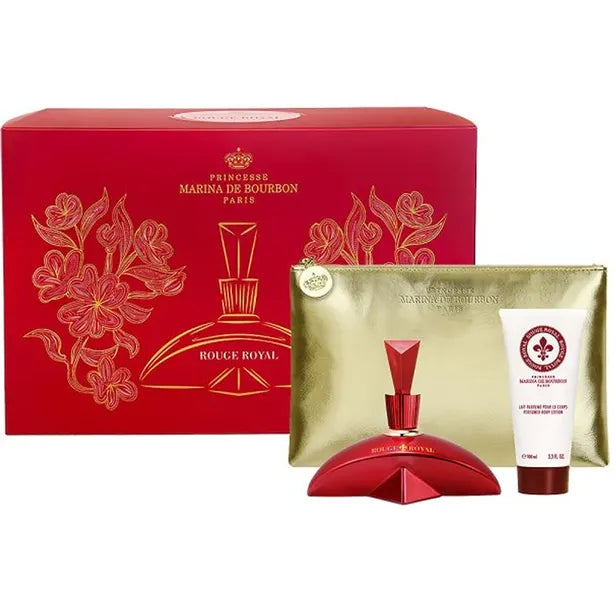 Marina De Bourbon Rouge Royal 3-Piece Set 3.4oz Women EDP Spray — 1