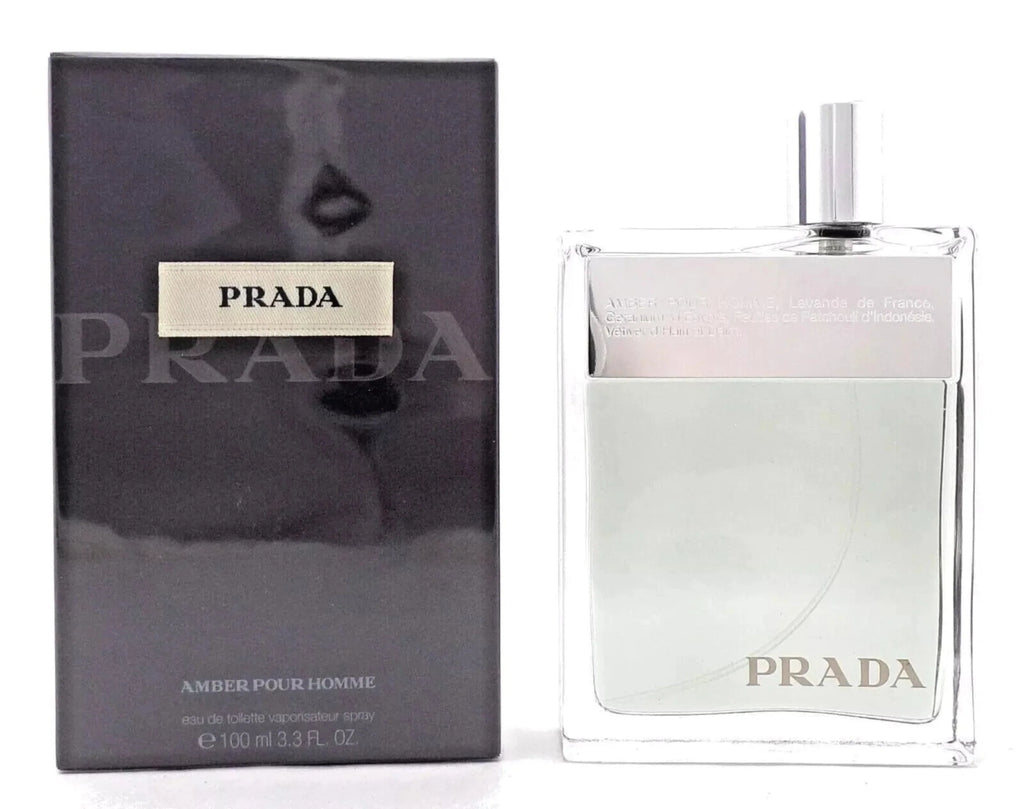 Prada Amber 3.4oz Men EDT Spray — 1