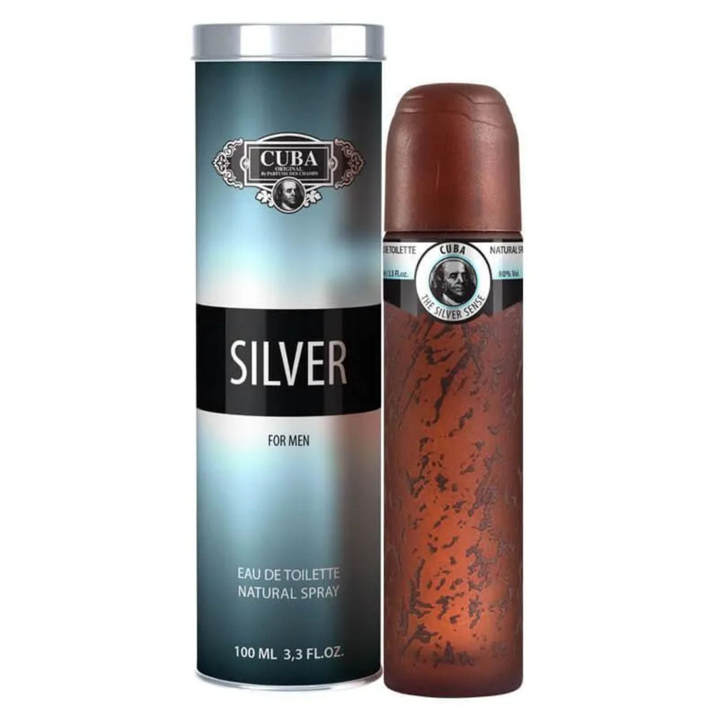 Cuba Silver 3.3oz Men EDT Spray — 1