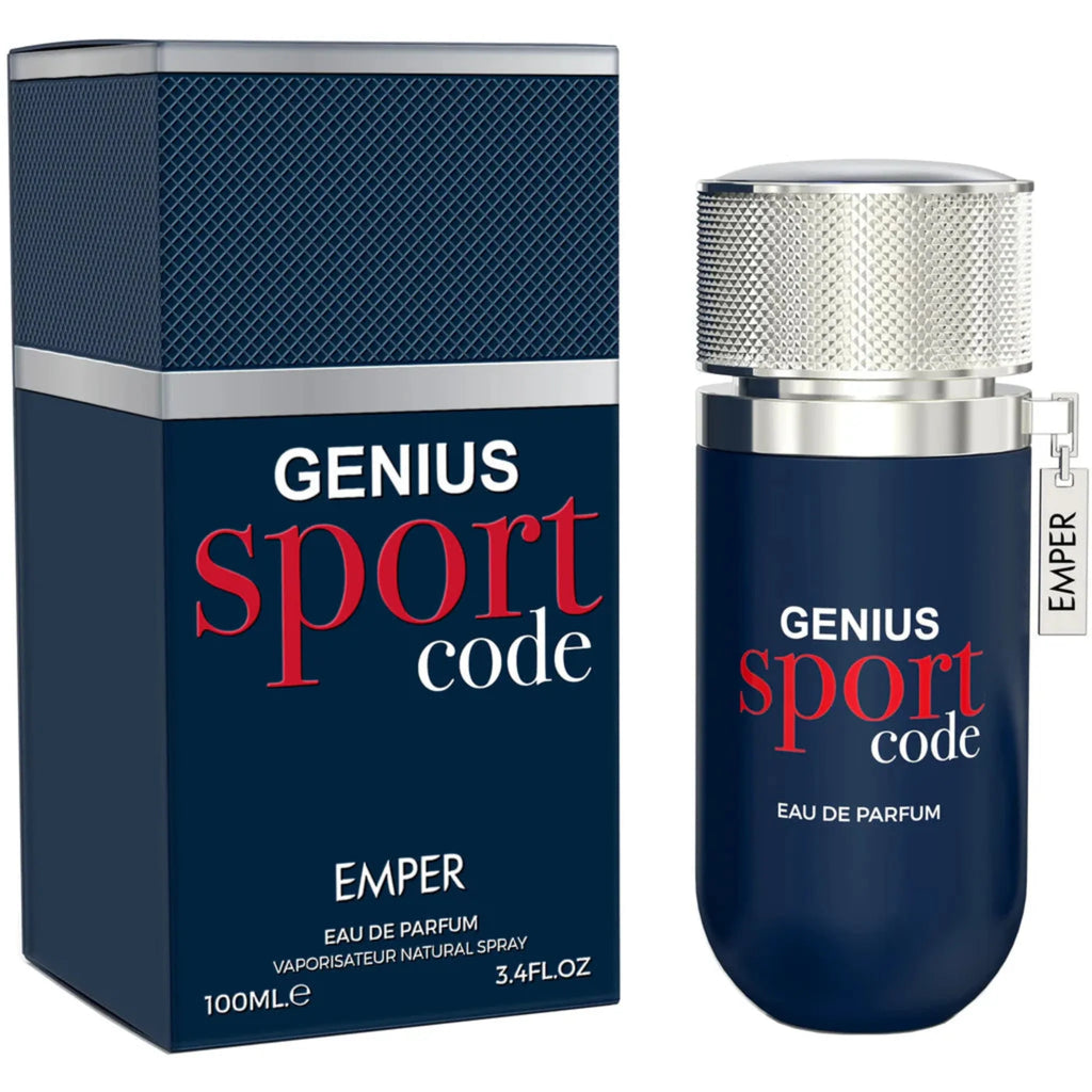 Emper Genius Sport Code 3.4oz Men EDP Spray — 1