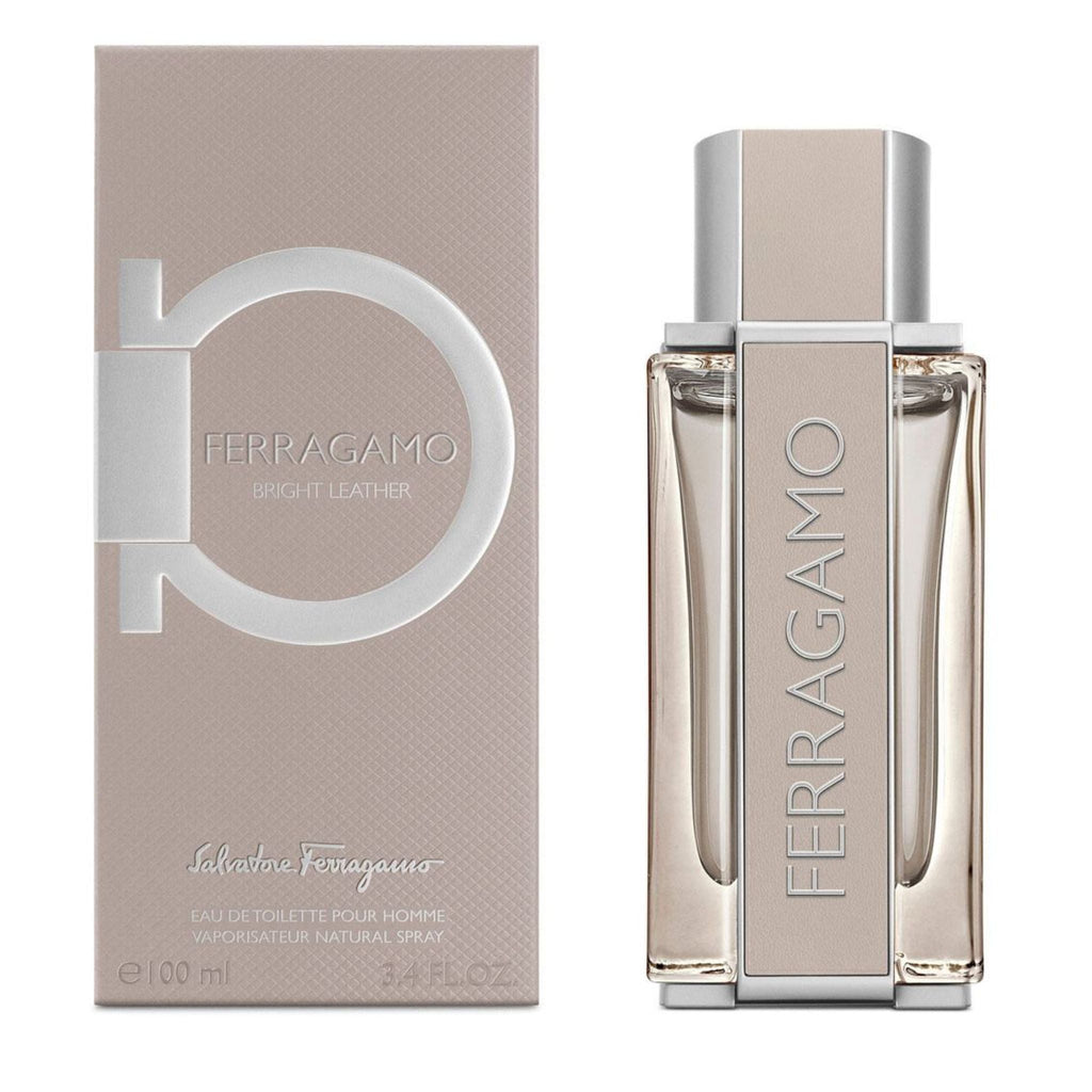 Salvatore Ferragamo Bright Leather 3.4oz Men EDT Spray — 1