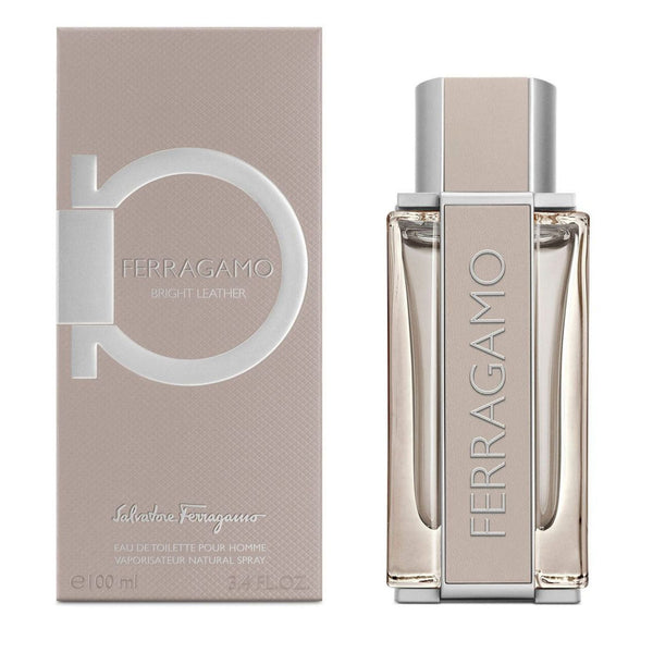 Salvatore Ferragamo Bright Leather 3.4oz Men EDT Spray — 1