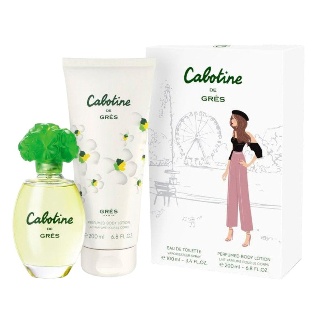 GresCabotine 2-Piece Set 3.4oz Women EDT Spray — 1