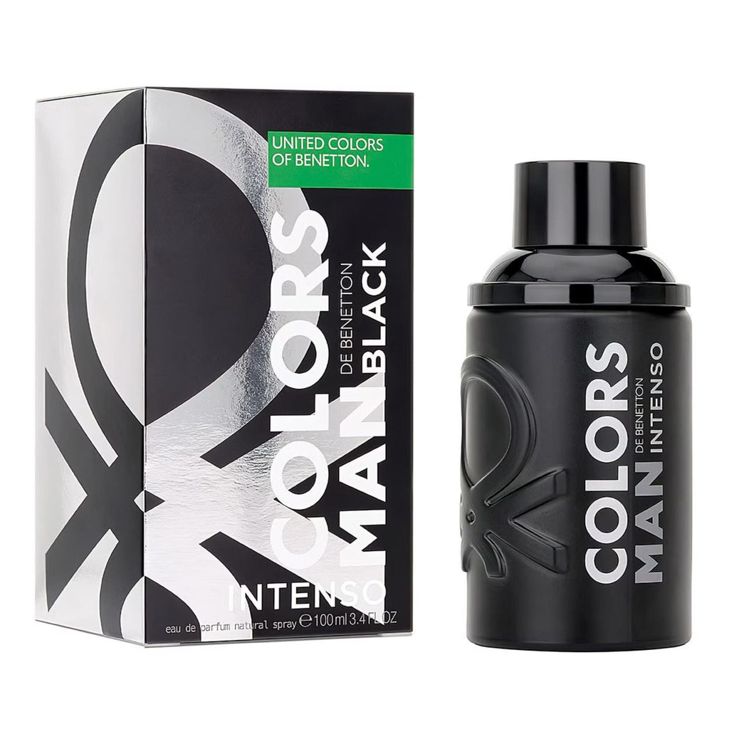 Benetton Color Black Intenso 3.4oz Men EDP Spray — 1