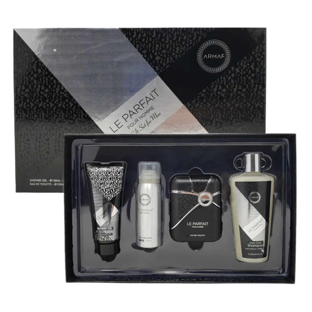 Armaf Le Parfait 4-Piece Set 3.4oz Men EDP Spray — 1